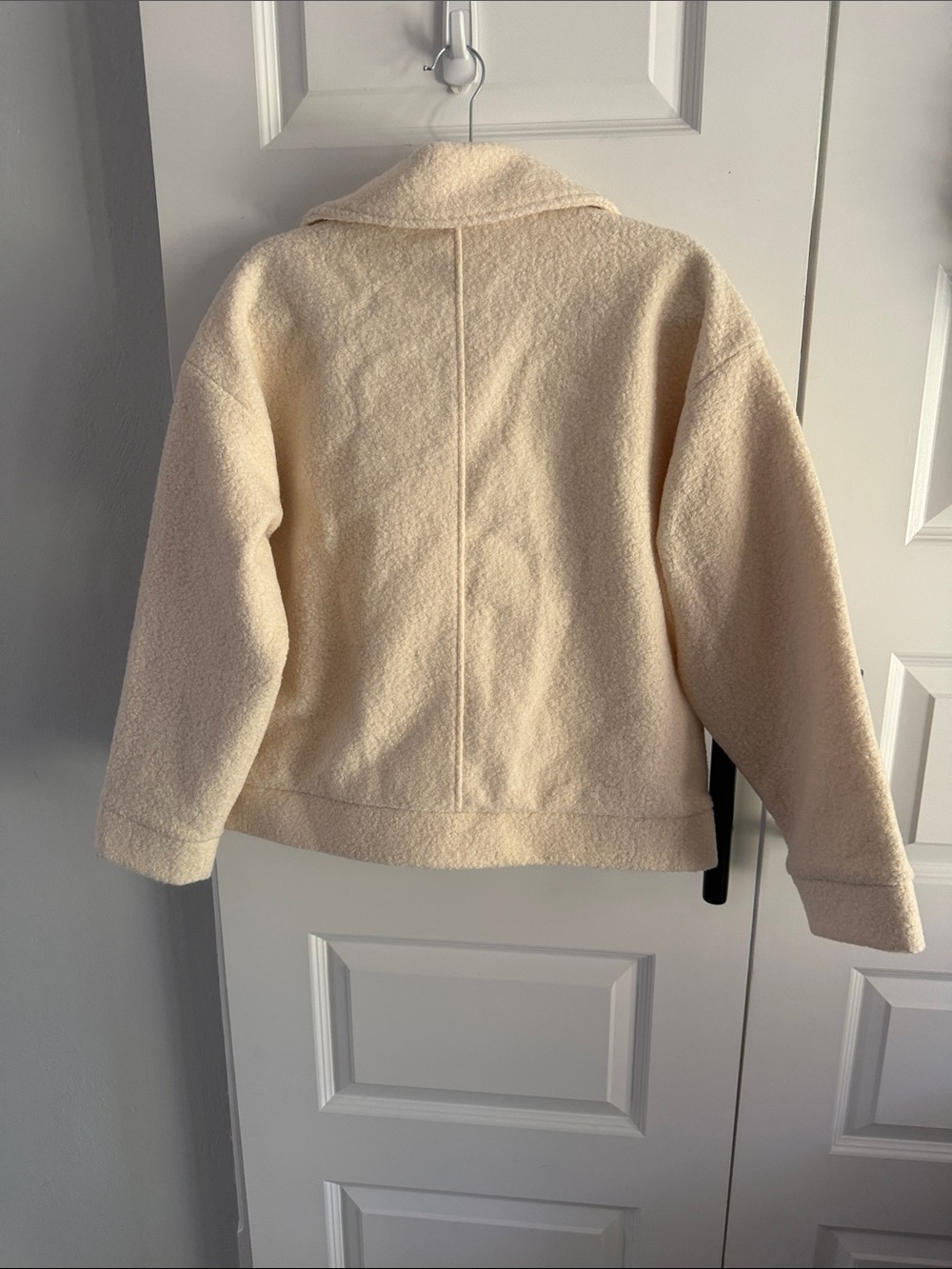 Saltwater Luxe Cream Teddy Moto Jacket - Picture 4 of 4
